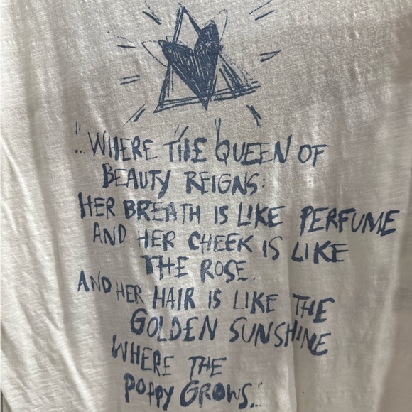 NWT Magnolia Pearl Cream California Boyfriend Tee - Picture 3 of 3